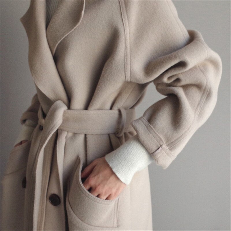 Ravibe | Jade Elegant Long Coat